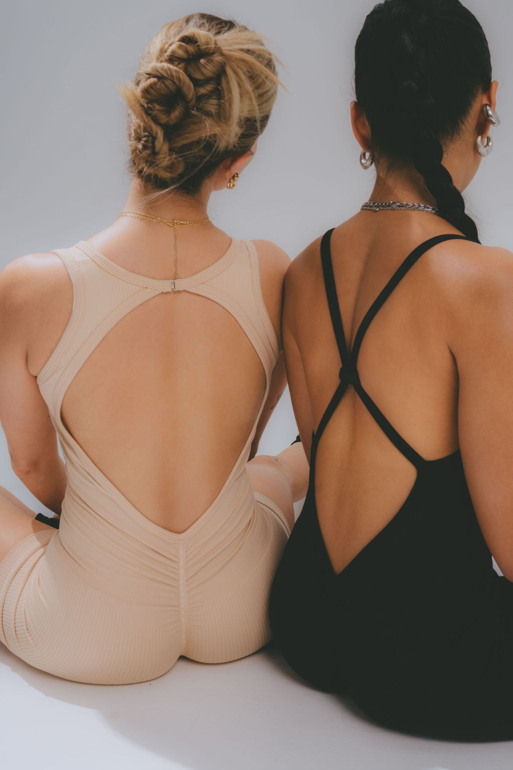 Essential Strappy Back Onesie – Black